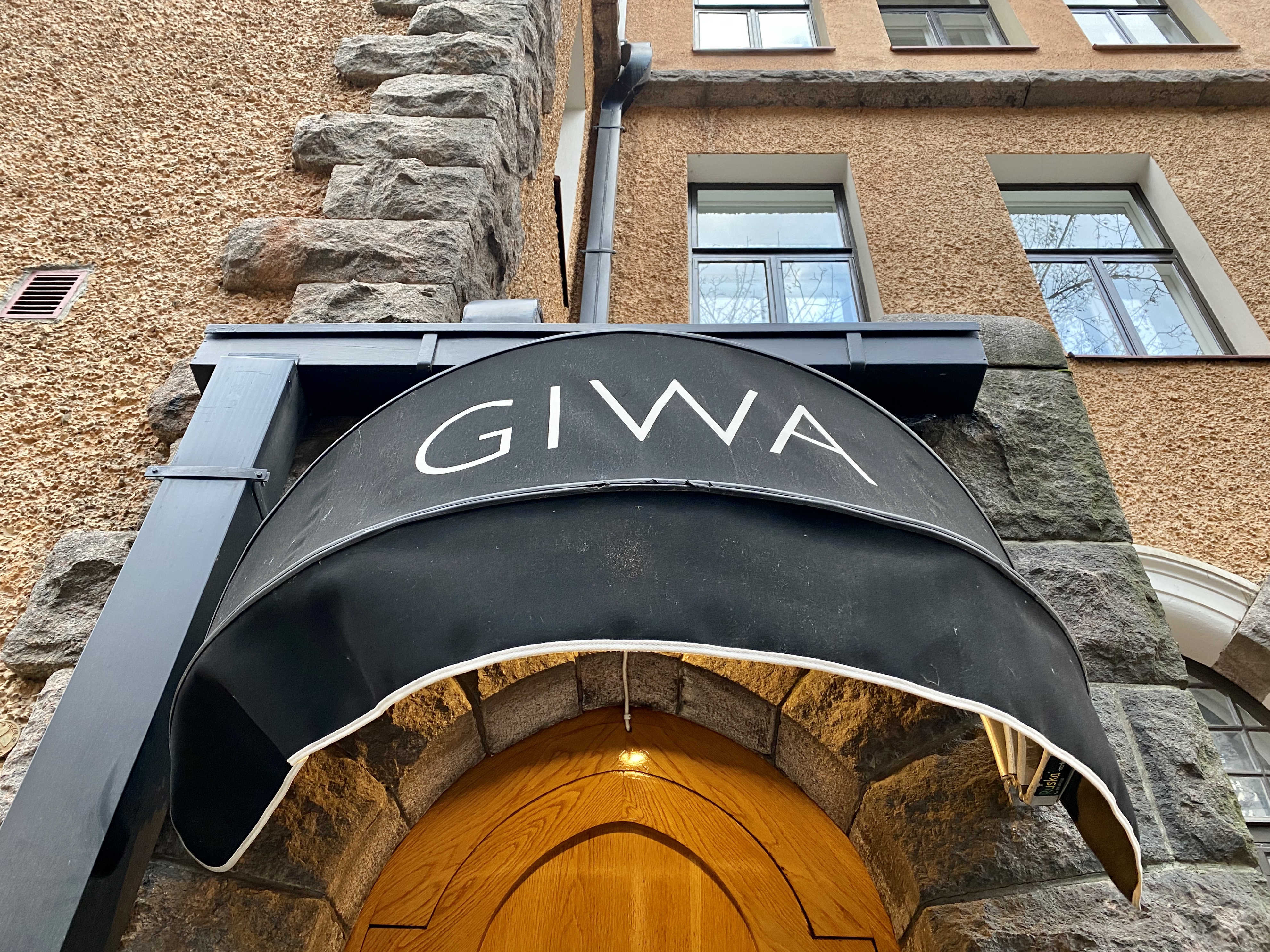 GIWA 레스토랑 입구 GIWA 레스토랑 입구