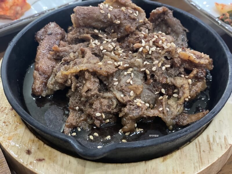 화성 정남 보통저수지 맛집 광복동 한정식 - 불고기