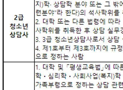 청소년 상담사