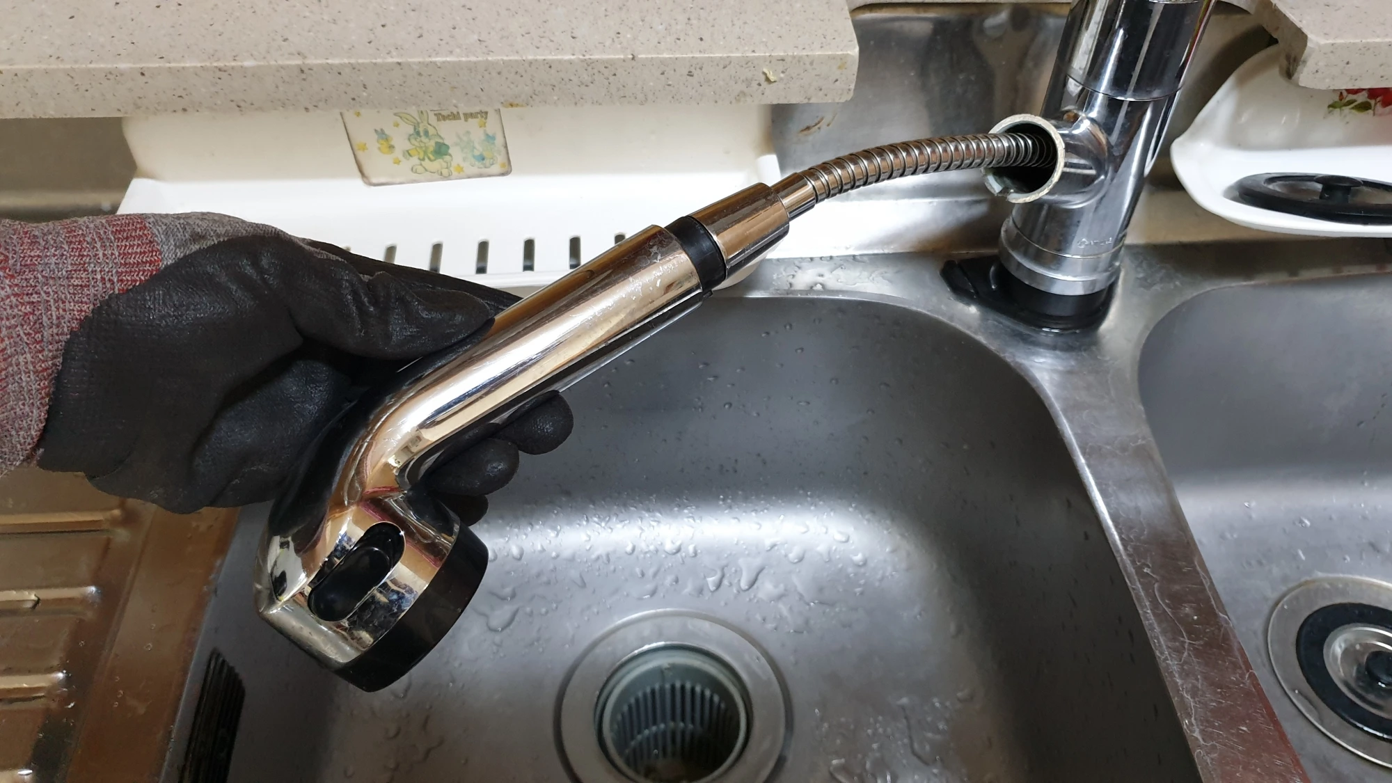 주방 수도꼭지 헤드