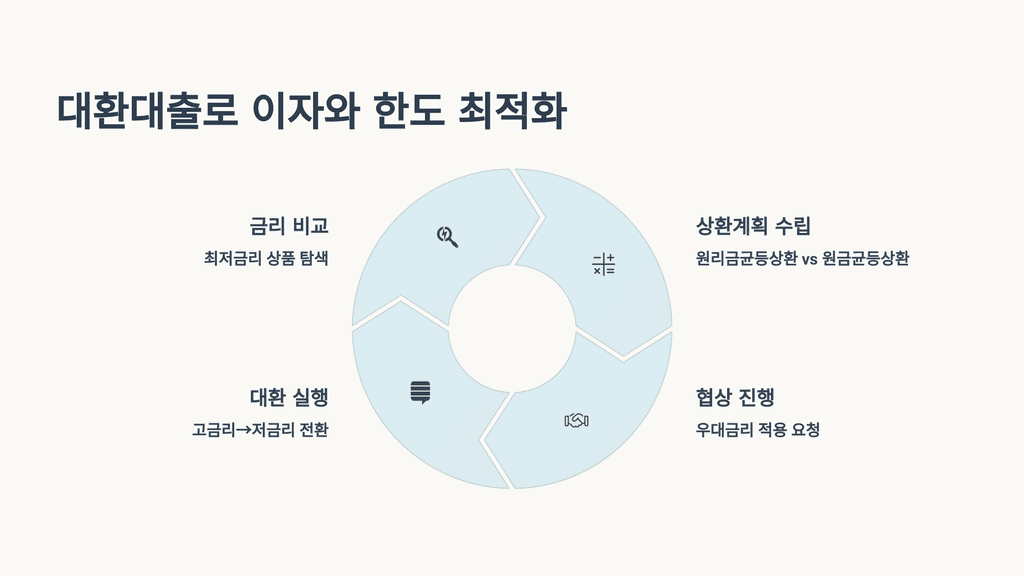 대환대출로 이자와 한도 최적화