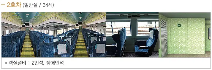 서해금빛열차 온돌마루 예약 방법, 요금