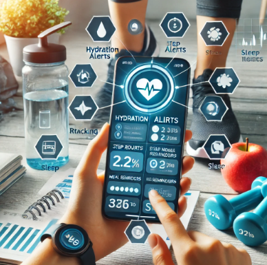 건강 정보 알림 앱 설정, 꾸준한 건강 관리 실천하기 관련 사진