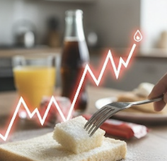 주의음식 : 주스, 빵 , 떡 ,면