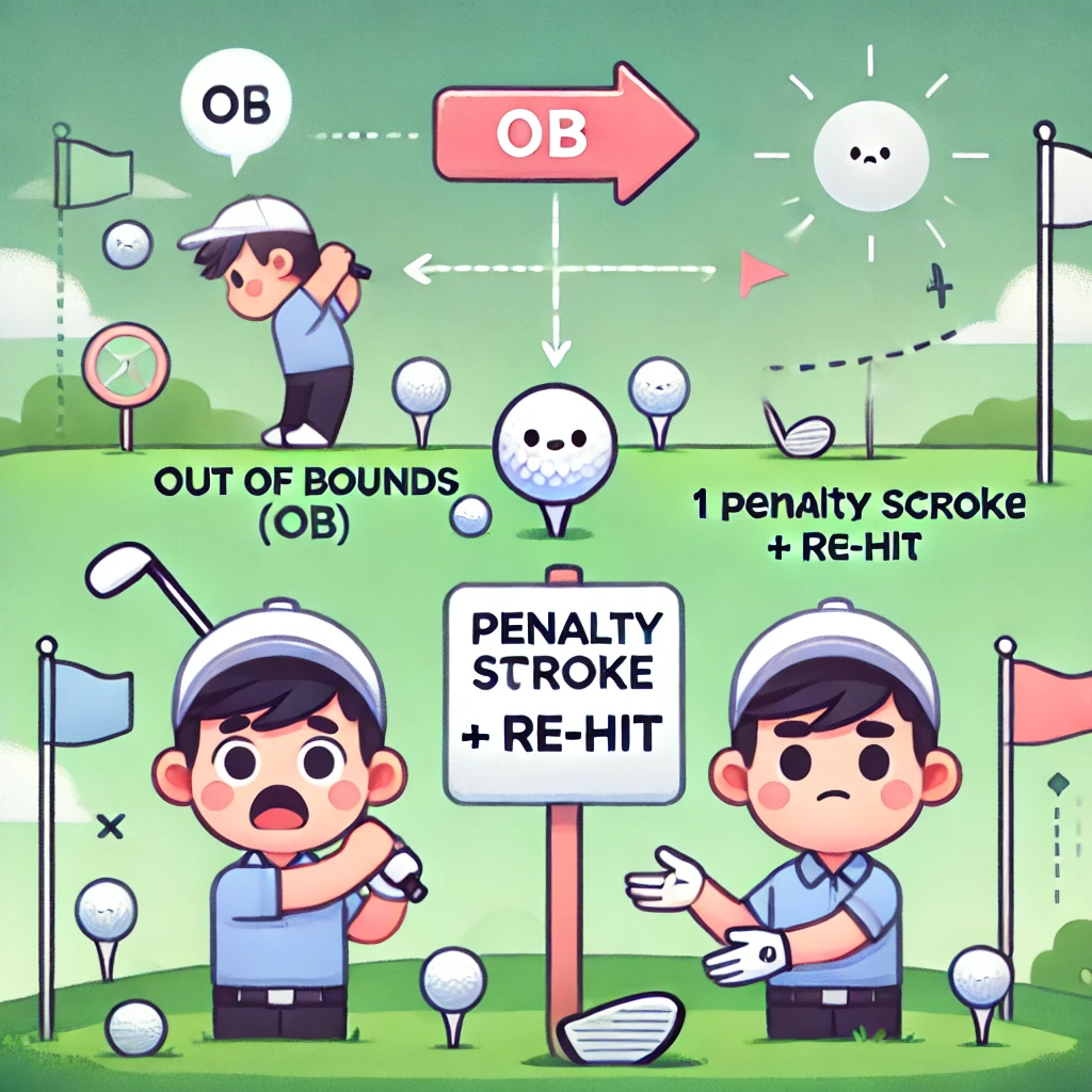 골프 벌타 계산 30초면 끝! 쉽게 배우는 골프 규칙 (무엇, 상황, 공식, 정리, 꿀팁)