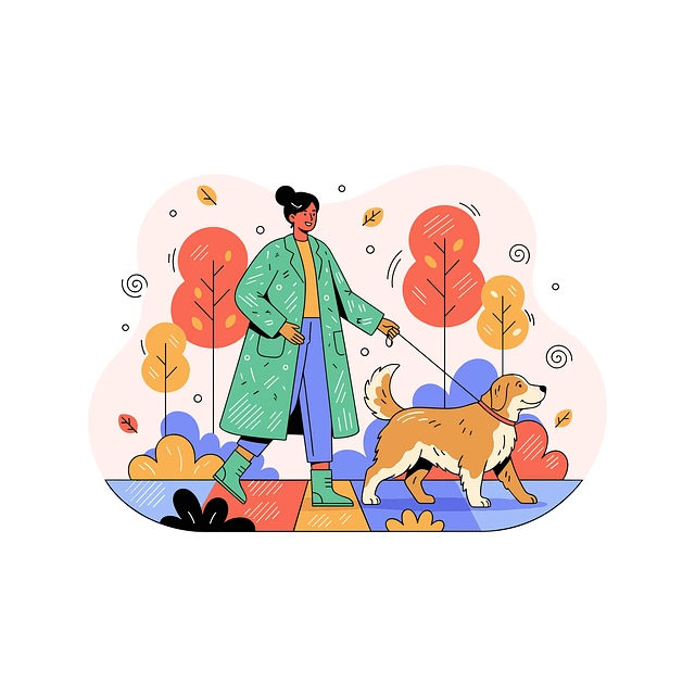 친환경 반려동물 산책 루틴