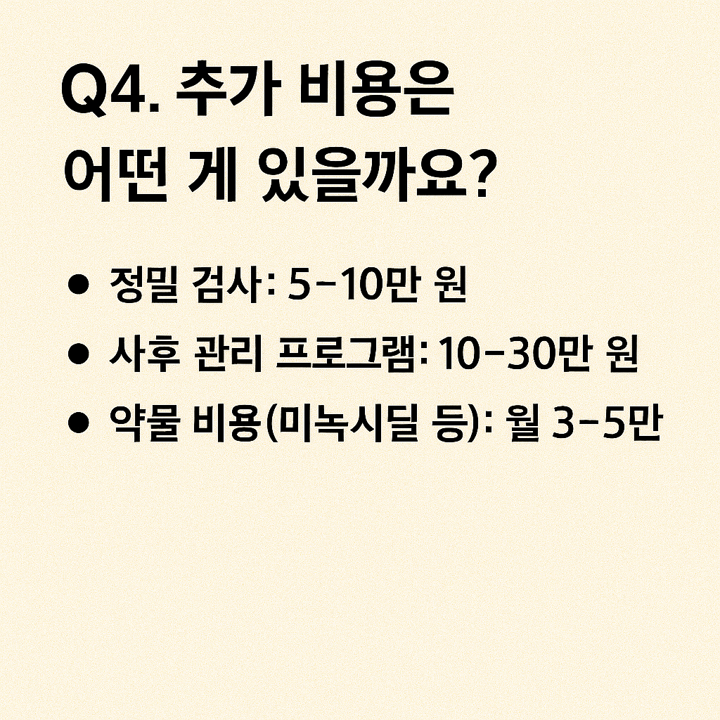 모발이식 비용