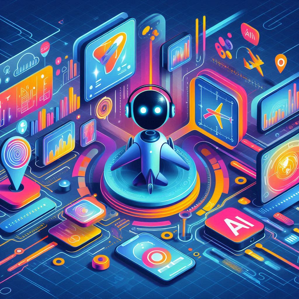 AI기반 스마트 여행 미래형 이미지