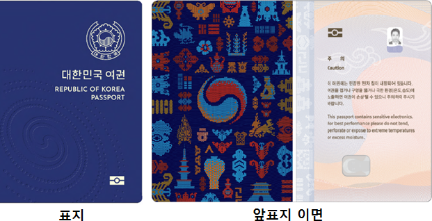 새로운 대한민국여권 표지