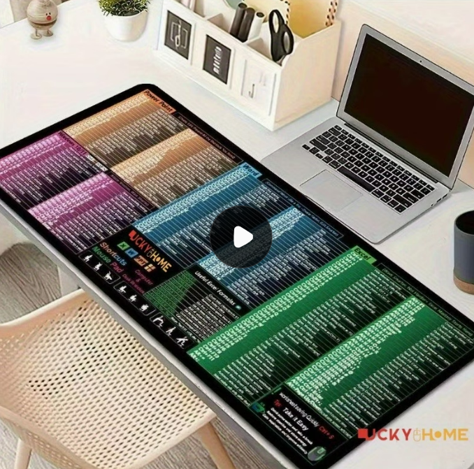 엑셀&middot;윈도우 단축키 대형 마우스 패드