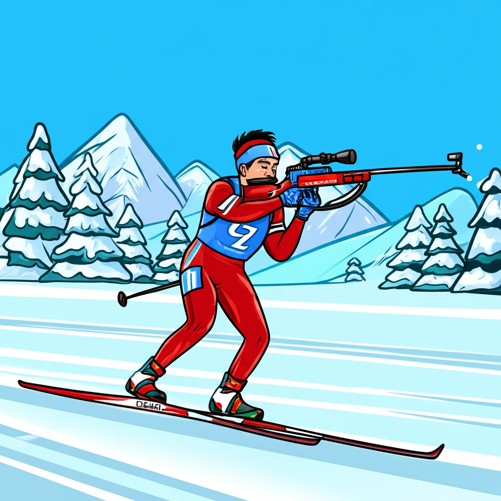 바이애슬론 2026 동계올림픽 경기 ..