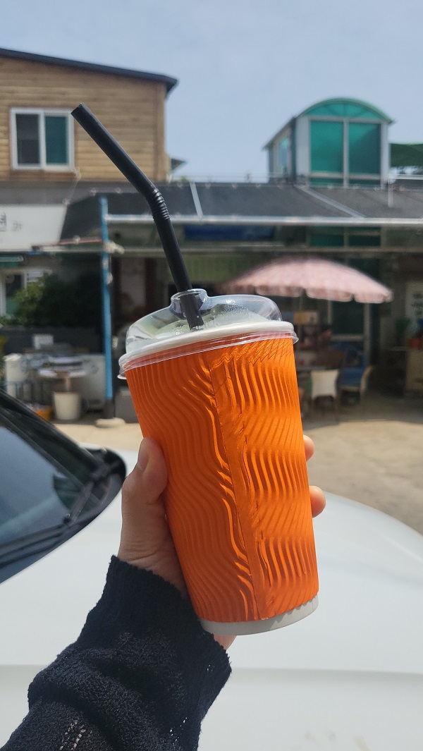 거문도 카페 커피가 맛난집 거문도 해풍쑥 라떼-1