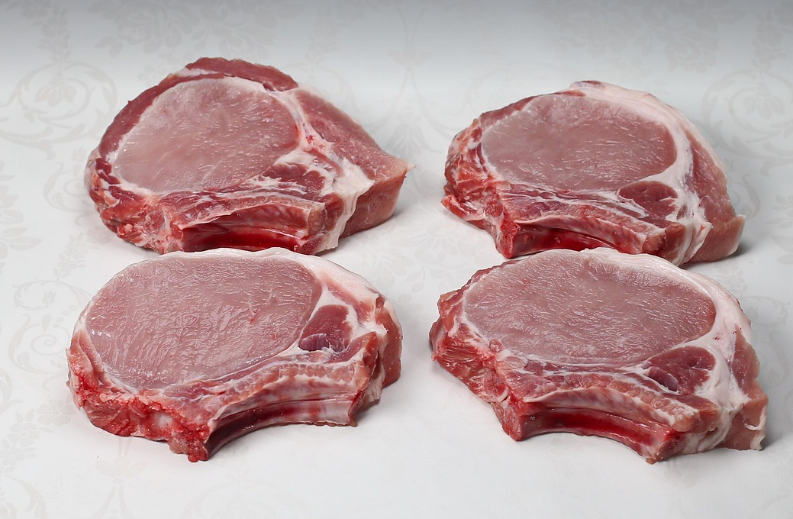 돼지고기의 모습