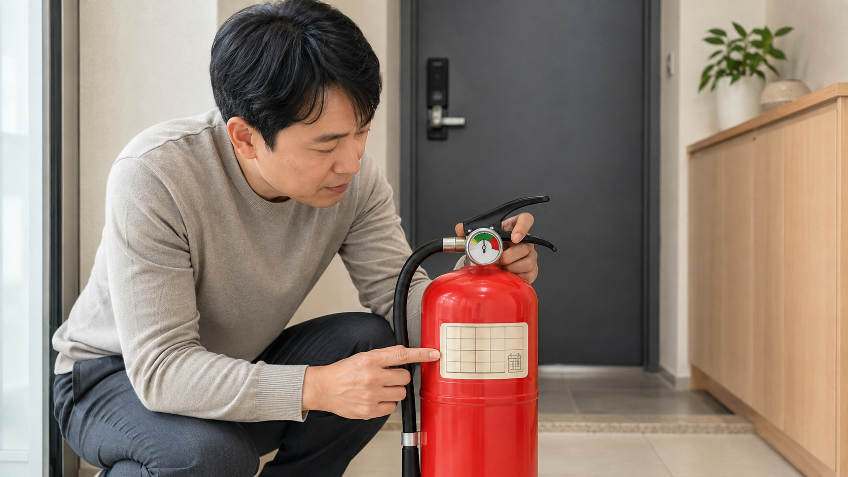압력계가 녹색이면 괜찮을까? 가정용 소화기 10년 교체&middot;점검법