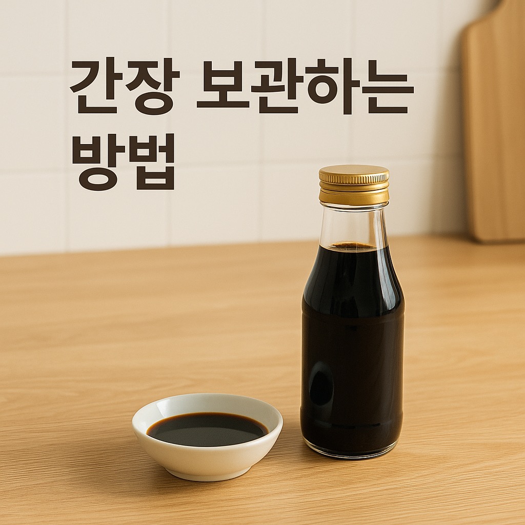 간장 보관하는 방법 &ndash; 풍미 오래 유지하는 똑똑한 주방 관리