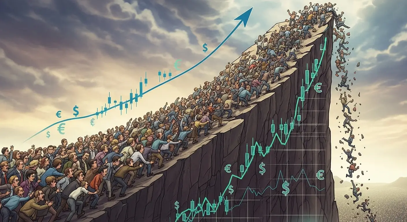 FOMO(Fear of Missing Out)에 휩싸여 비이성적인 추격 매수를 하는 투자자들