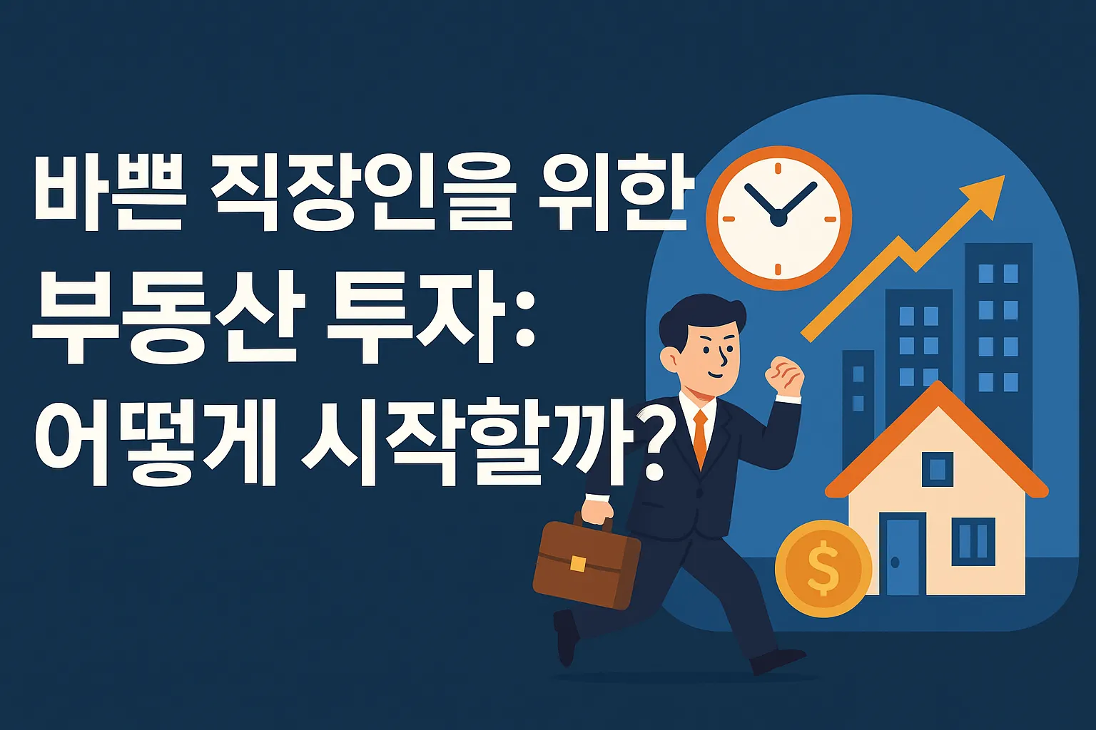 바쁜 직장인을 위한 부동산 투자: 어떻게 시작할까?