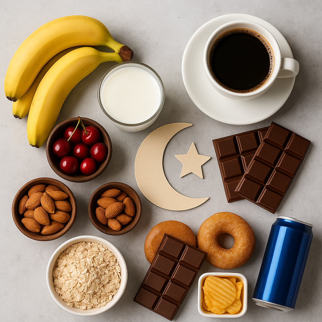 자기 전 먹으면 숙면에 도움되는 음식 vs 방해되는 음식