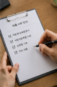 발급 전 확인사항