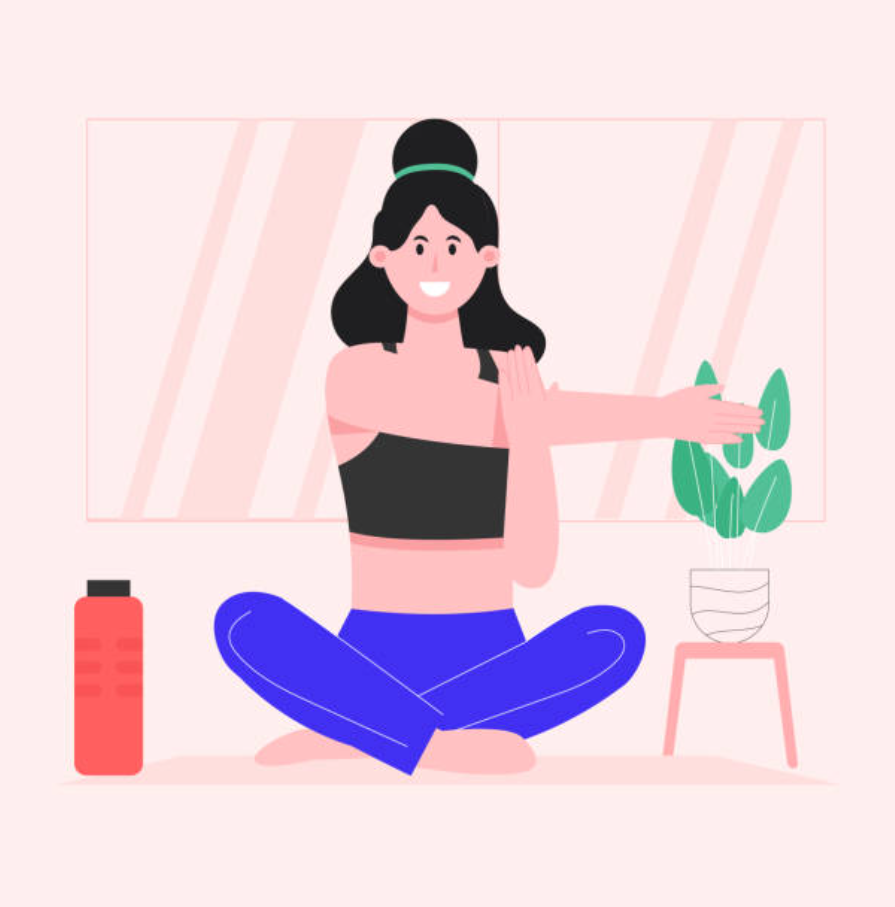 꾸준한 운동 습관 스트레칭 요가