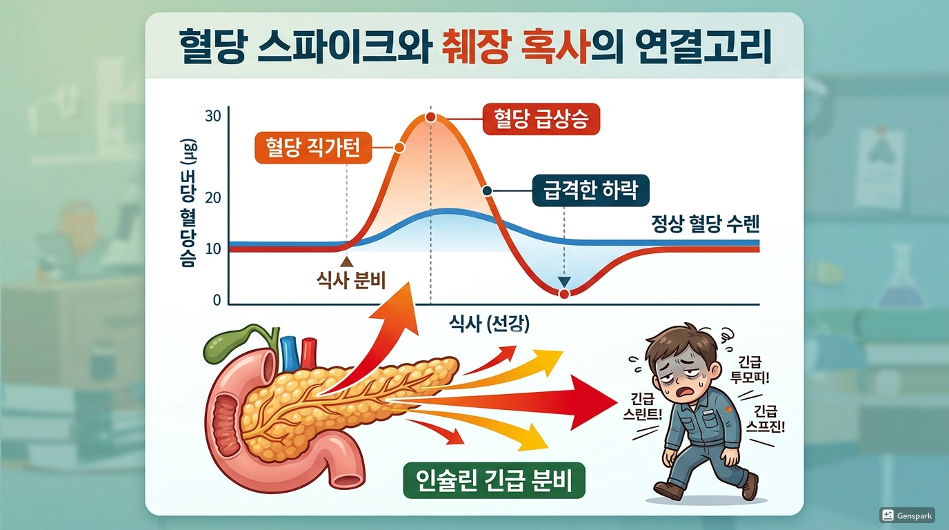 혈당 스파이크와 췌장 혹사의 연결고리