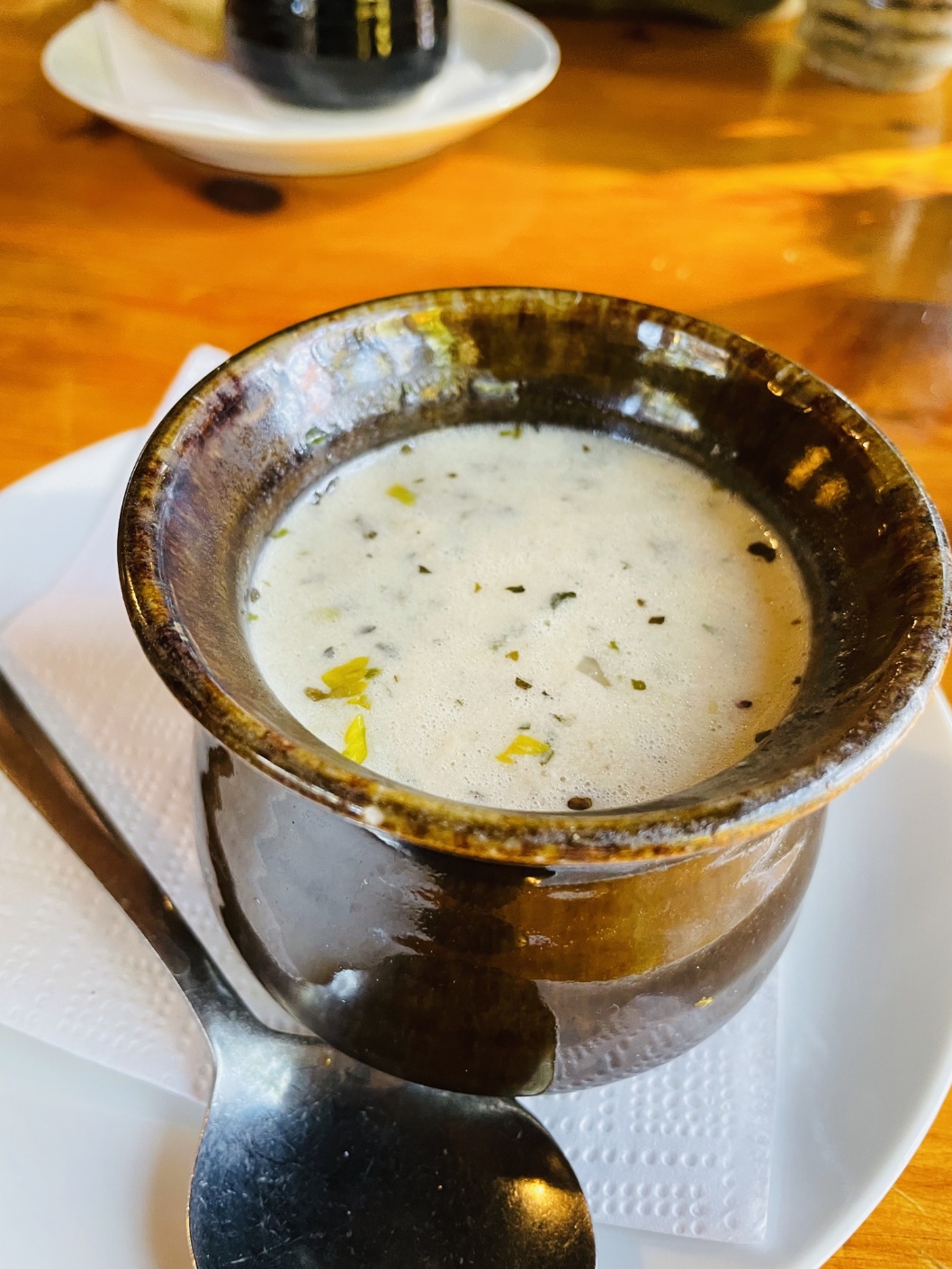 머쉬룸 수프&amp;#44; 도자기 그릇