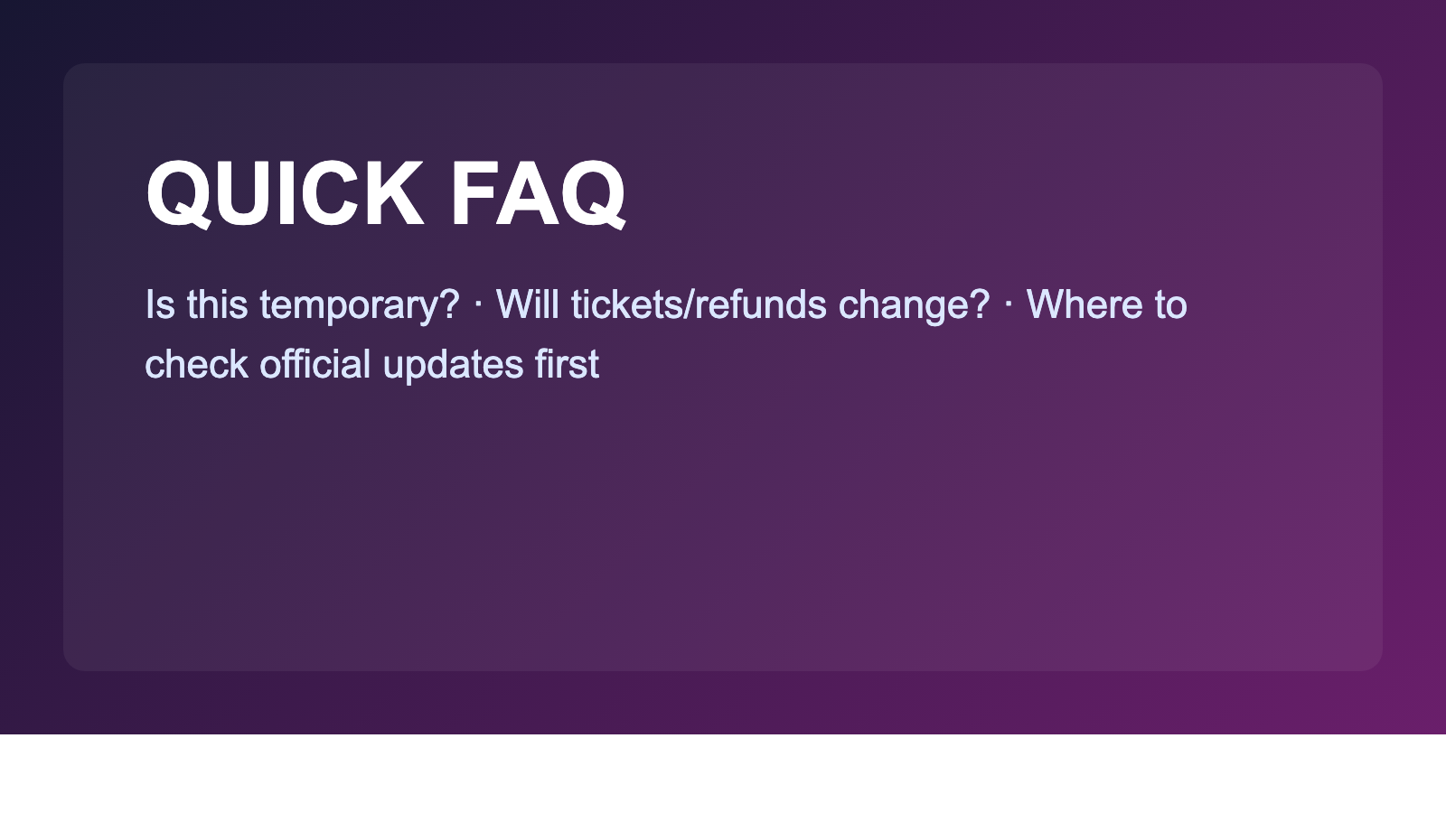 TWICE Mina concert update quick FAQ image