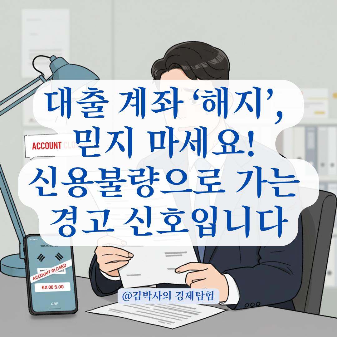 대출 연체 후 대출계좌 해지 대응법