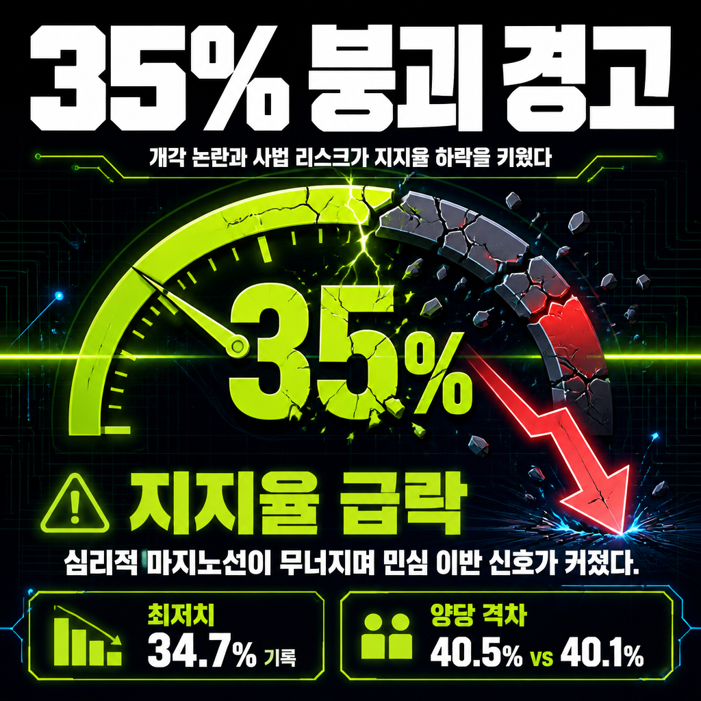 35% 붕괴 경고
