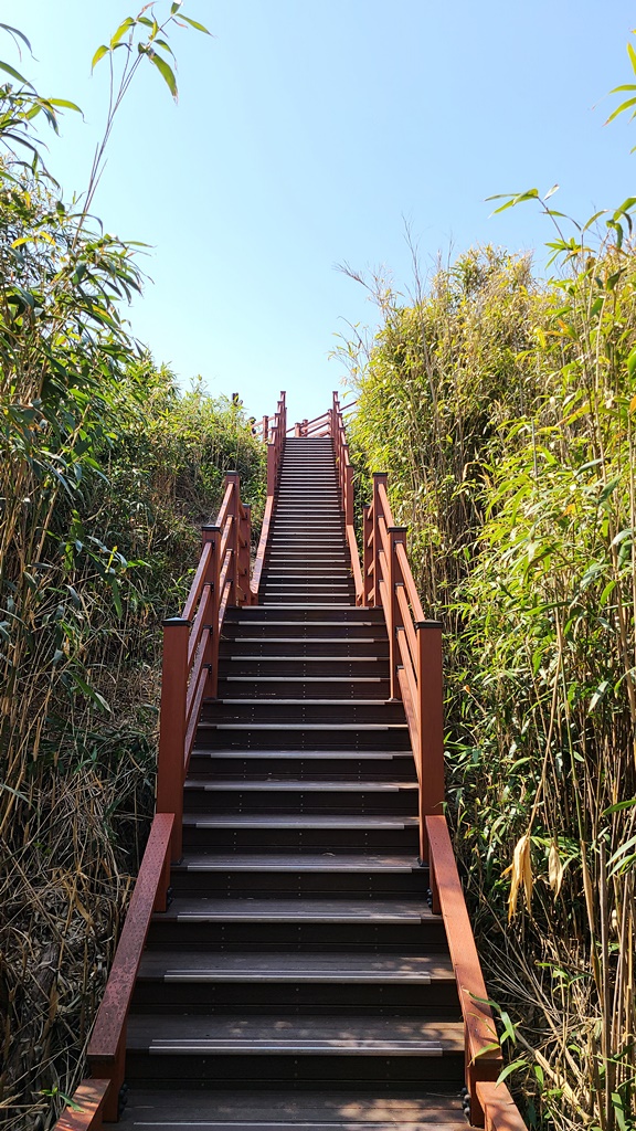 덕봉산전망대계단