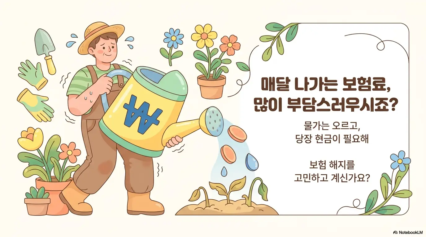 보험 해지환급금: ”매달 나가는 보험료 많이 부담스러우시죠? 물가는 오르고 당장 현금이 필요해 보험 해지를 고민하고 계신가요?