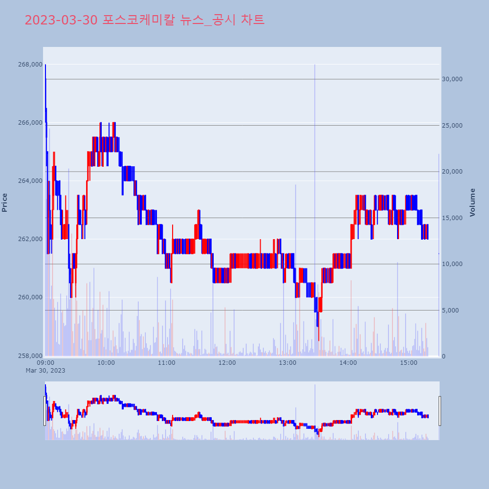 포스코케미칼_뉴스공시차트