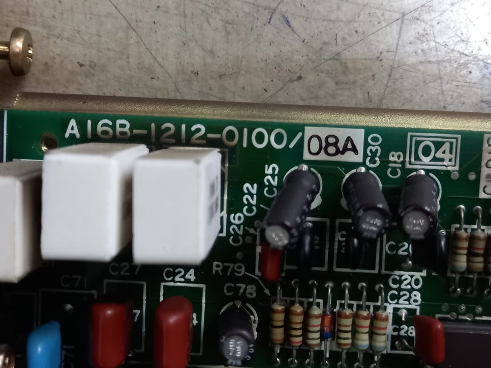 화낙(FANUC) 파워서플라이 A16B-1212-0100 -01/ 08A 출력이상 수리 전