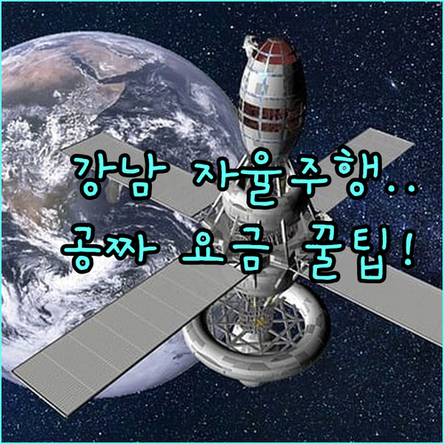 강남 자율주행 택시 요금 이용 방법 ..