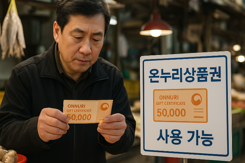 사용처에서-상품권을-들고-있는-남성