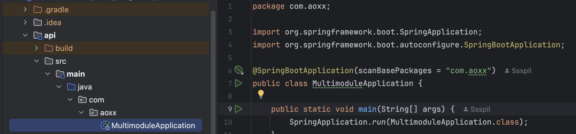 SpringApplication 등록