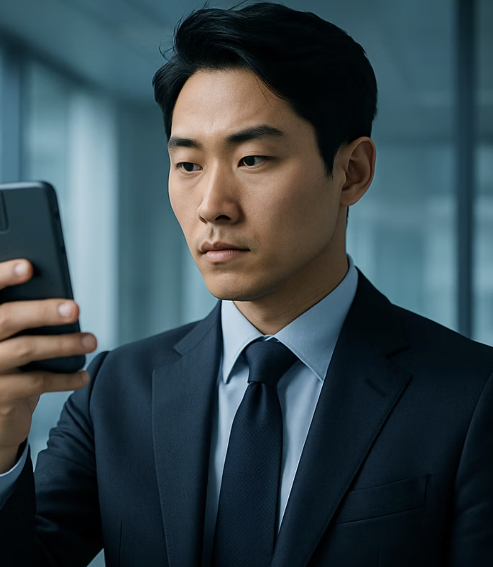 고개를 숙이지 마세요&amp;#44; 스마트폰과의 거리두기