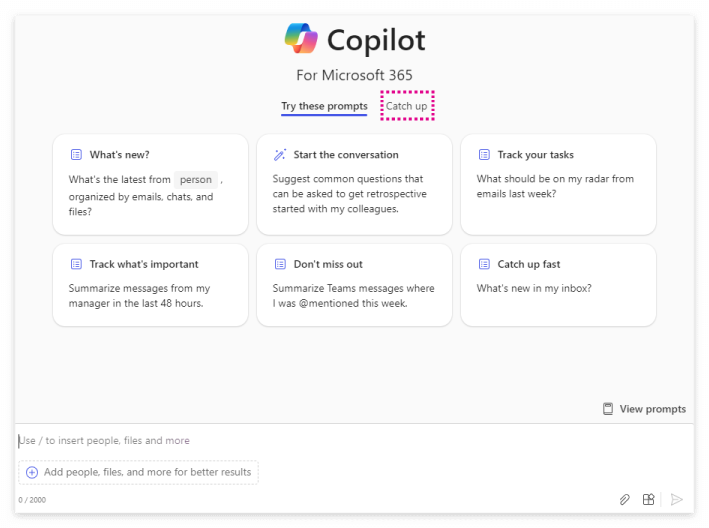 See the Red box; Catch UP