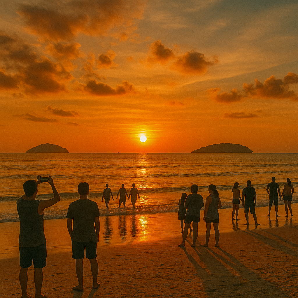 코타키나발루 선셋 해변