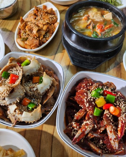 오늘N 여수 간장 게장 정식 무한리필 게장백반 13000원 무제한