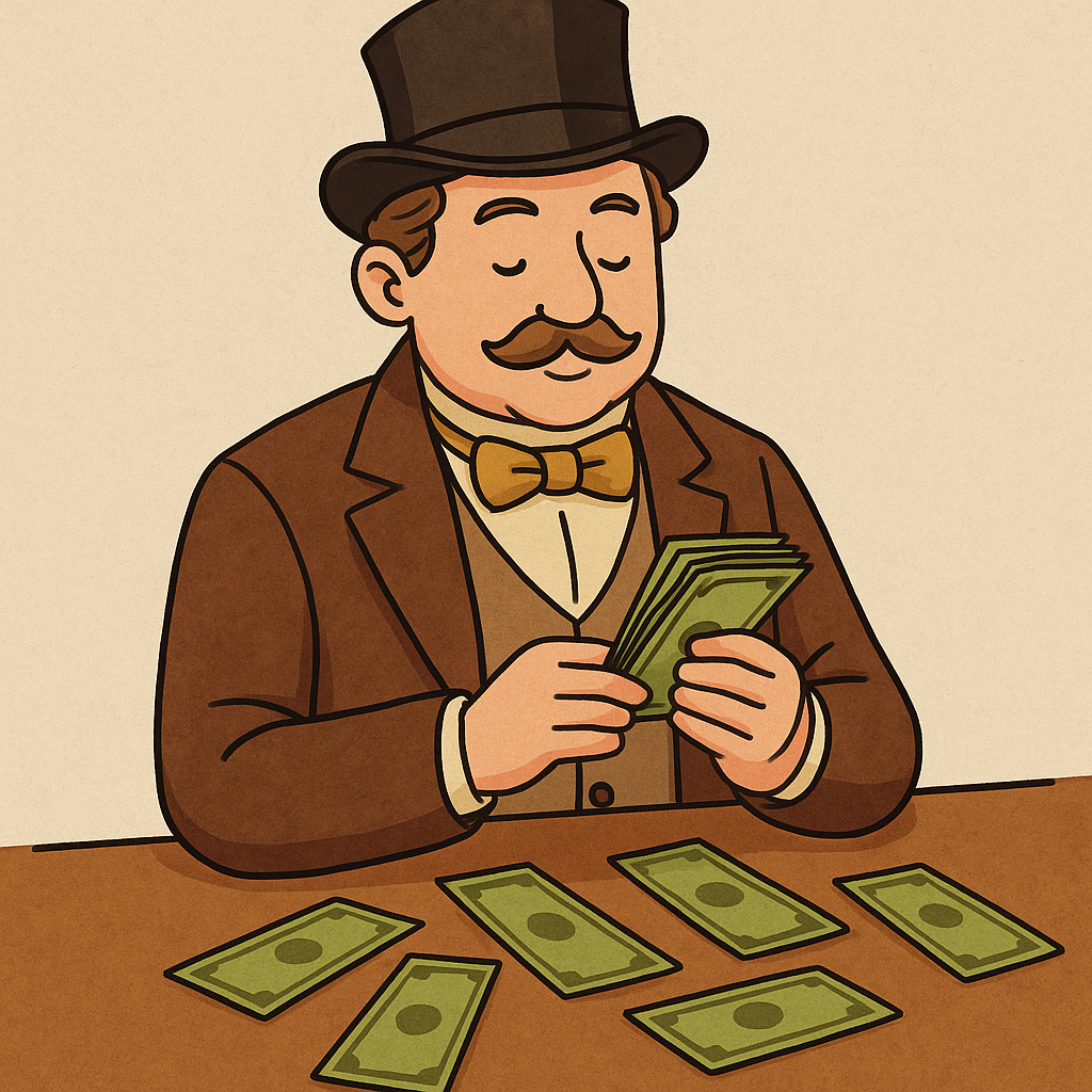 부르주아가 부를 축적하는 모습