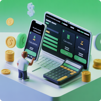 실업급여 모의계산 이미지