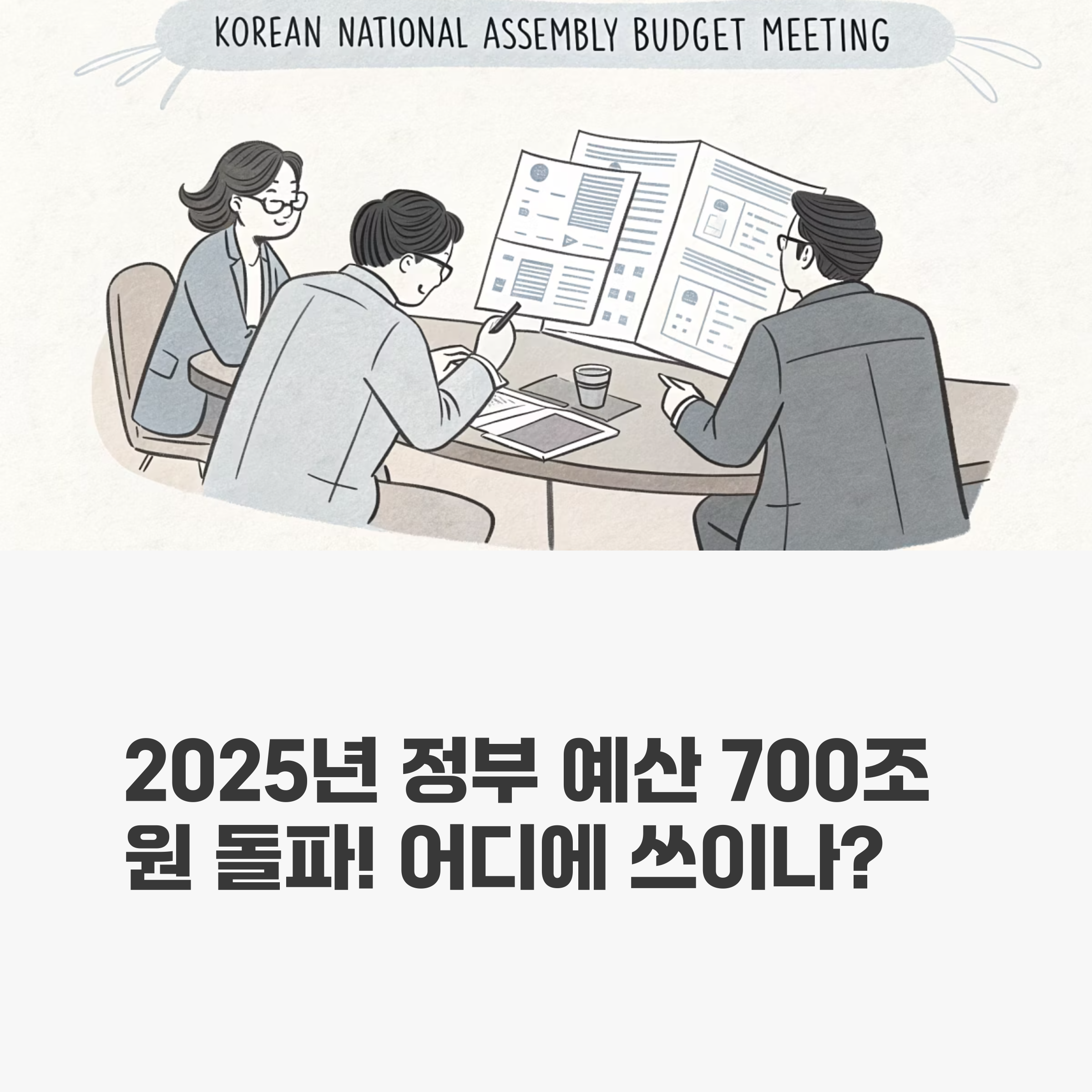 2025년 정부예산 핵심지출 분야 총정리