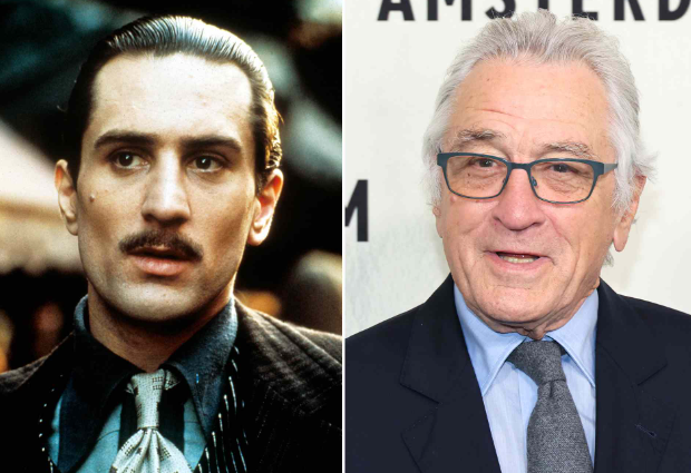 로버트 드니로 영화 대부 시절과 노년 비교사진