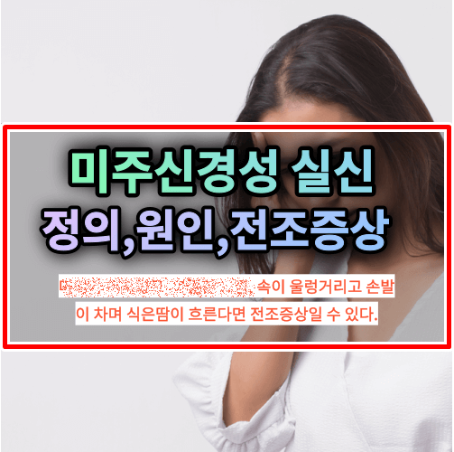 미주신경성 실신