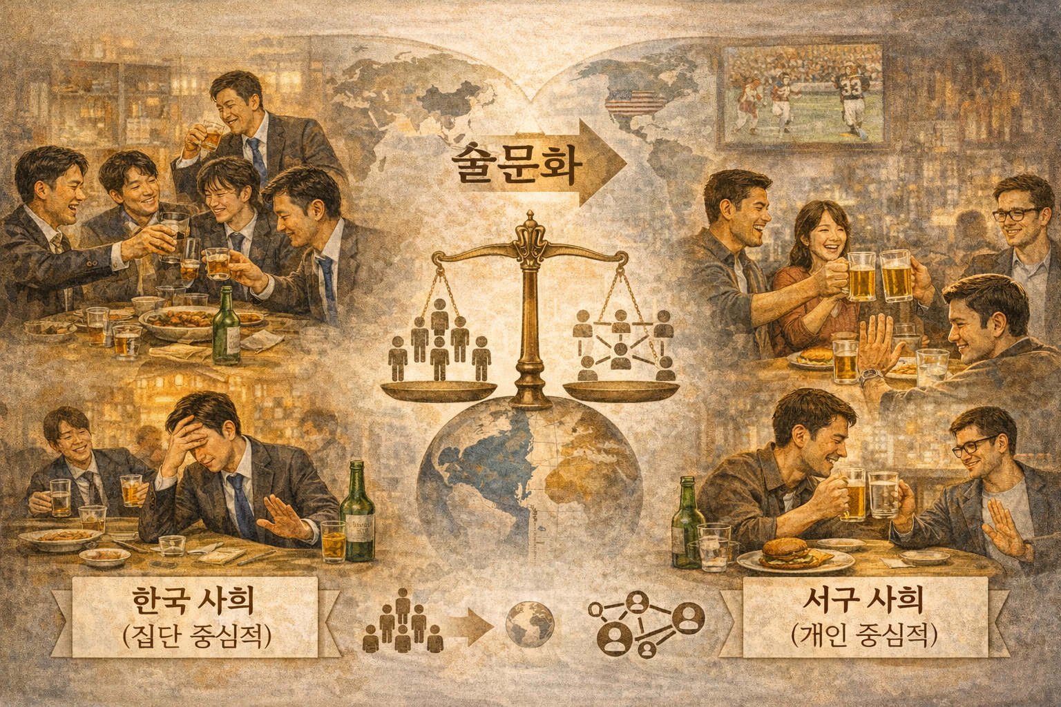 술로 보는 사회구조 차이