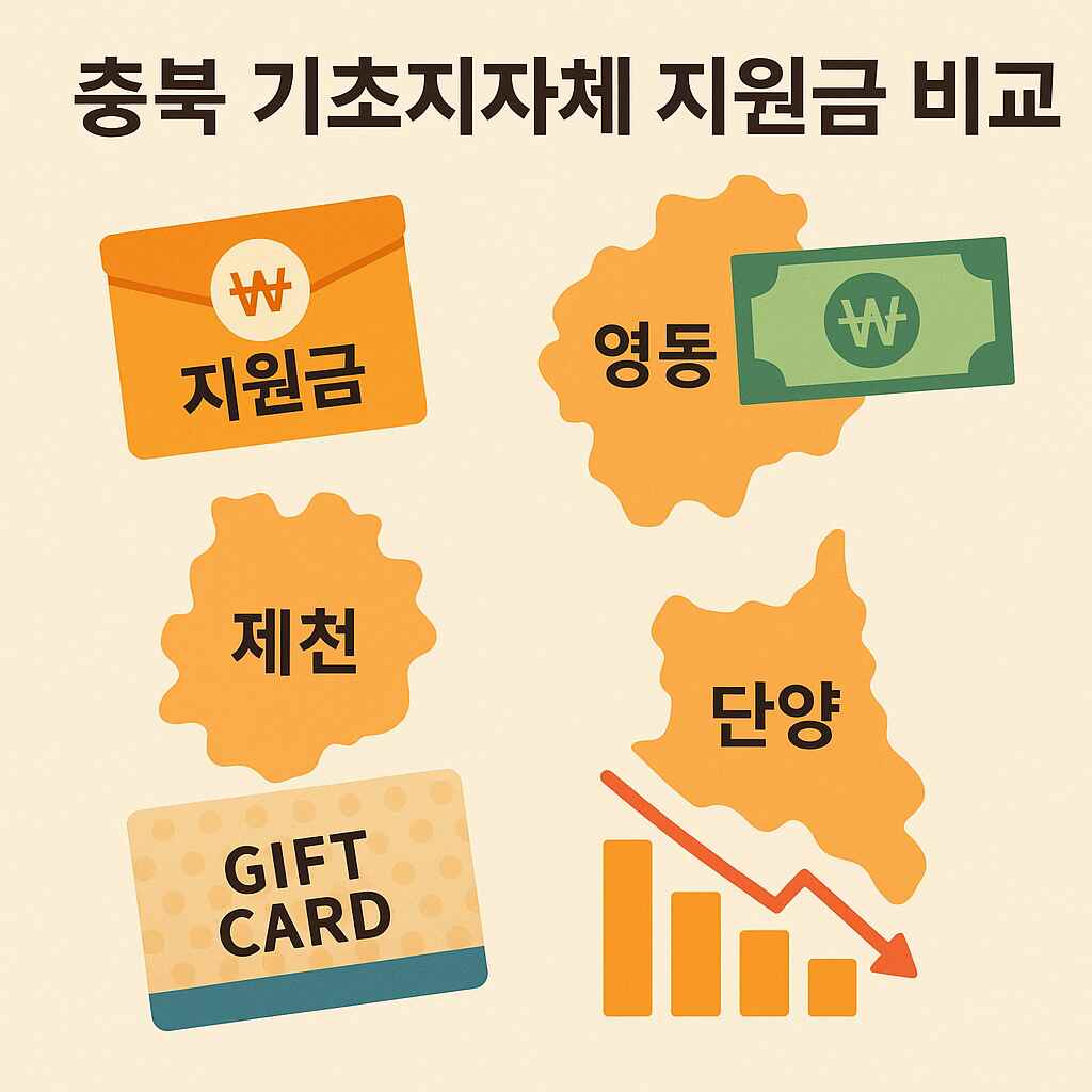 충북 기초지자체 지원금 비교괴산&middot;영동&middot;제천&middot;단양 썸네일