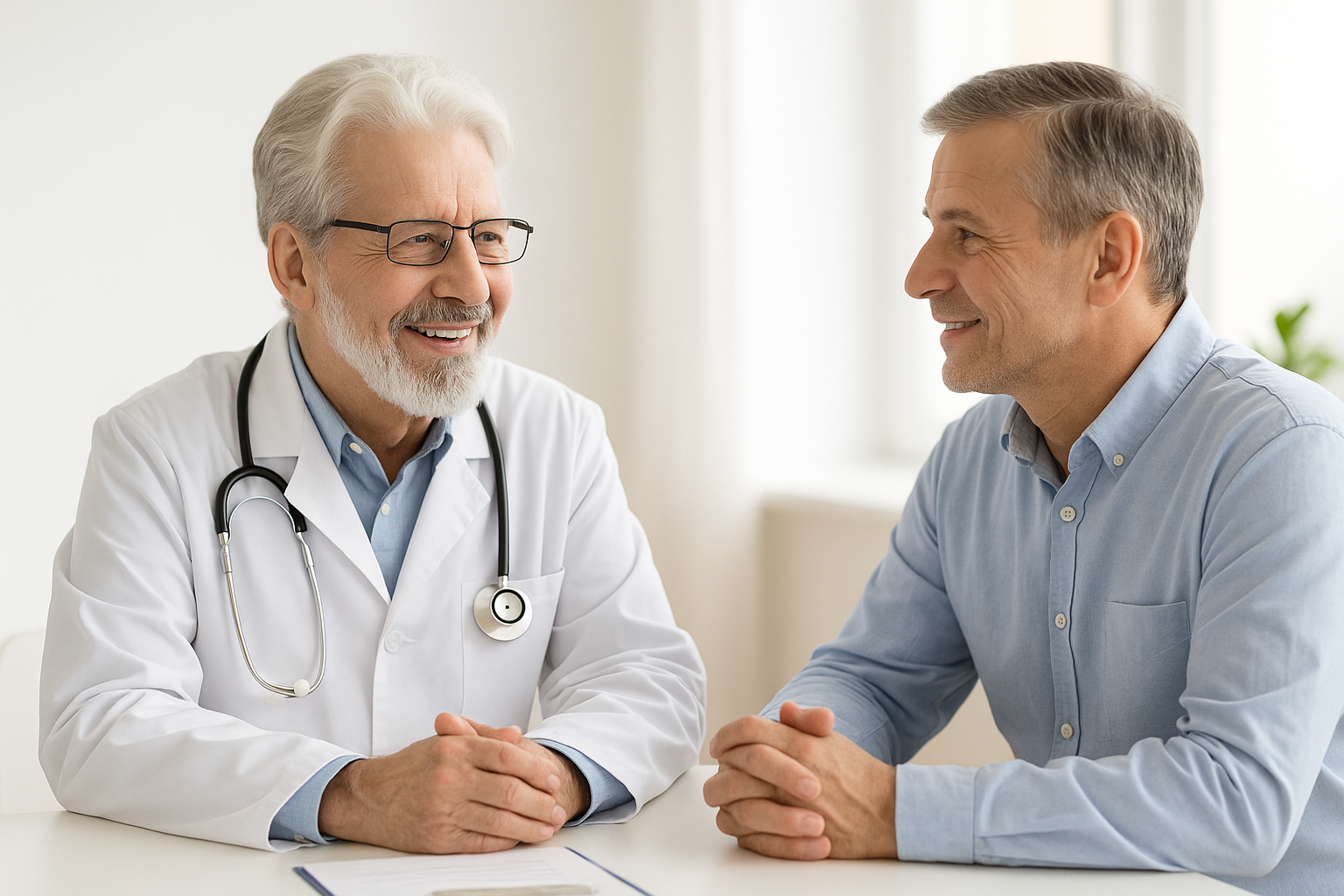 의사 환자 사진