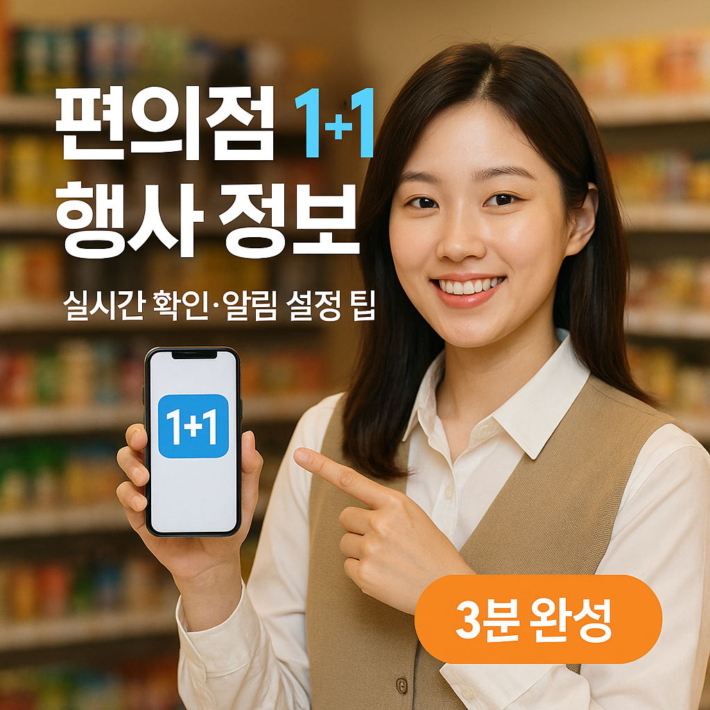 편의점 1+1 행사 정보 ’26 | 실시간 확인·알림 설정 팁