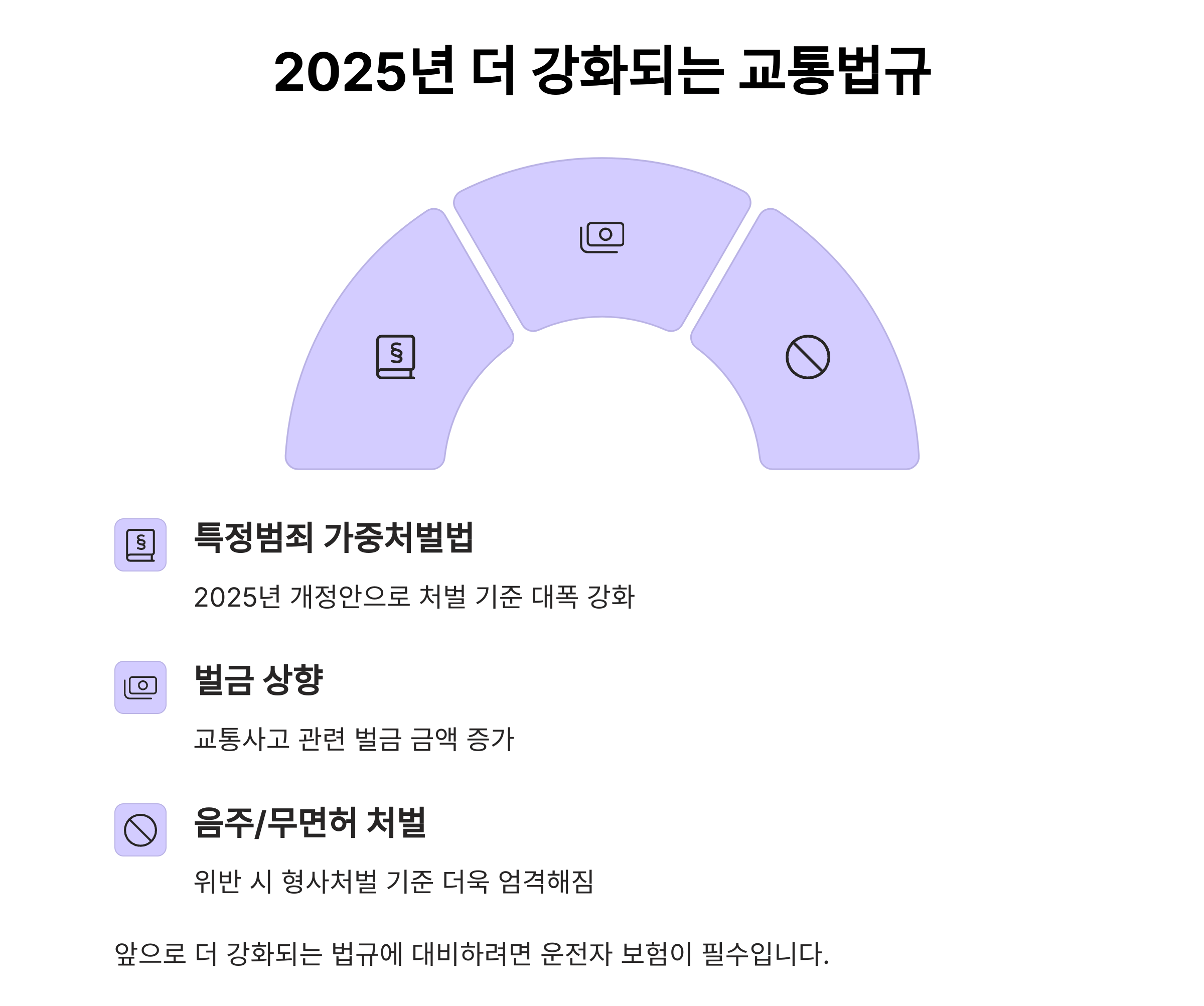 2025년 이후 강화되는 교통법규 대응